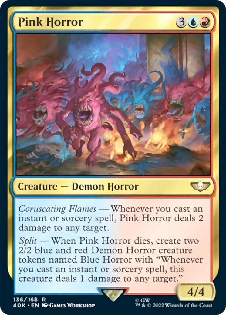 Image for Pink Horror (Universes Beyond: Warhammer 40,000) (136) - Magic: The Gathering