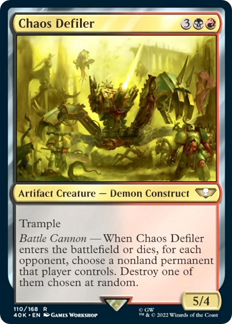 Image for Chaos Defiler (Universes Beyond: Warhammer 40,000) (110) - Magic: The Gathering