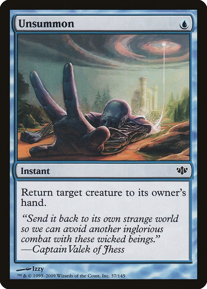 Image for Unsummon (Conflux) (37) - Magic: The Gathering