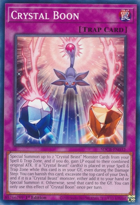 Image for Crystal Boon (Structure Deck: Legend of the Crystal Beasts) (SDCB-EN032) - YuGiOh