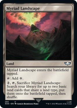 Image for Myriad Landscape (Surge Foil) (Universes Beyond: Warhammer 40,000) (285) - Magic: The Gathering