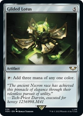 Image for Gilded Lotus (Surge Foil) (Universes Beyond: Warhammer 40,000) (239) - Magic: The Gathering