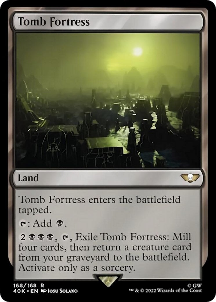 Image for Tomb Fortress (Surge Foil) (Universes Beyond: Warhammer 40,000) (168) - Magic: The Gathering