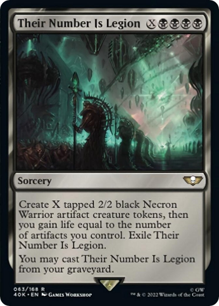 Image for Their Number Is Legion (Surge Foil) (Universes Beyond: Warhammer 40,000) (63) - Magic: The Gathering