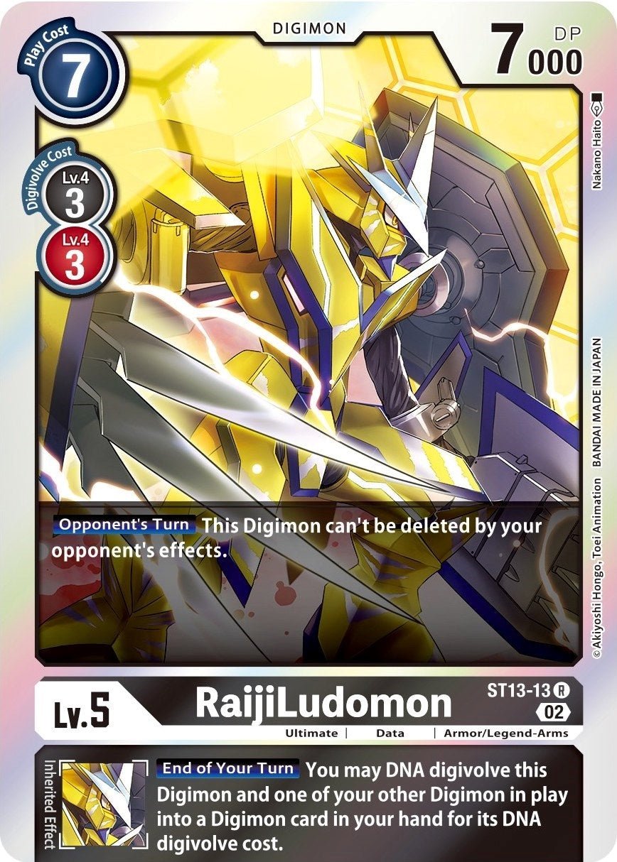 Image for RaijiLudomon (ST-13) (ST13-13 R) - Digimon Card Game