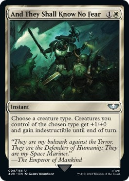 Image for And They Shall Know No Fear (Surge Foil) (Universes Beyond: Warhammer 40,000) (9) - Magic: The Gathering
