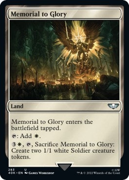 Image for Memorial to Glory (Universes Beyond: Warhammer 40,000) (283) - Magic: The Gathering