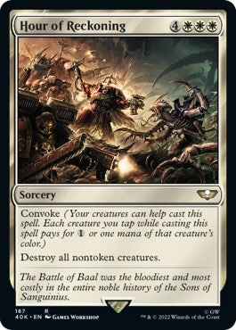 Image for Hour of Reckoning (Universes Beyond: Warhammer 40,000) (187) - Magic: The Gathering