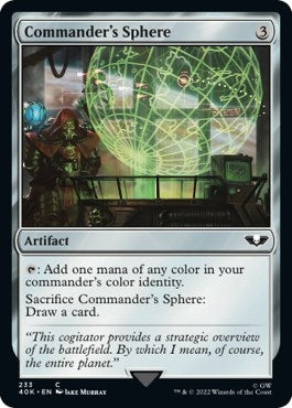 Image for Commander's Sphere (233) (Universes Beyond: Warhammer 40,000) (233) - Magic: The Gathering
