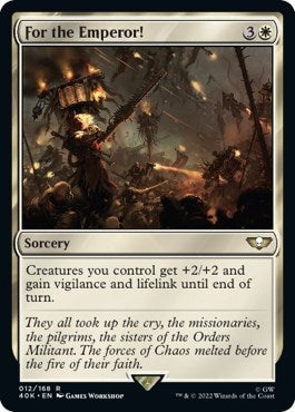 Image for For the Emperor! (Universes Beyond: Warhammer 40,000) (12) - Magic: The Gathering