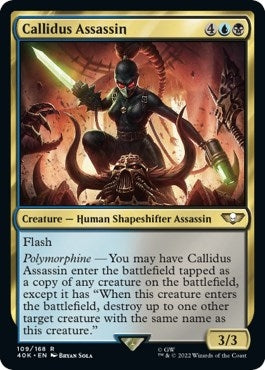 Image for Callidus Assassin (Universes Beyond: Warhammer 40,000) (109) - Magic: The Gathering