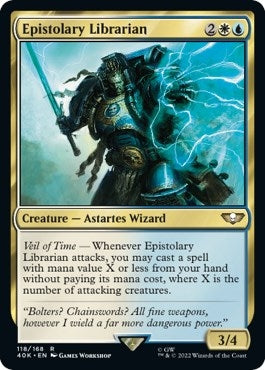 Image for Epistolary Librarian (Universes Beyond: Warhammer 40,000) (118) - Magic: The Gathering