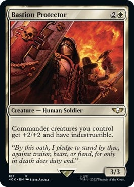 Image for Bastion Protector (Surge Foil) (Universes Beyond: Warhammer 40,000) (182) - Magic: The Gathering