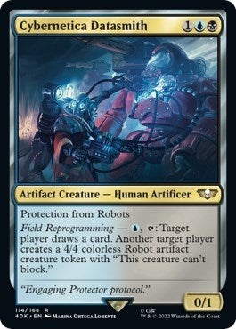 Image for Cybernetica Datasmith (Surge Foil) (Universes Beyond: Warhammer 40,000) (114) - Magic: The Gathering