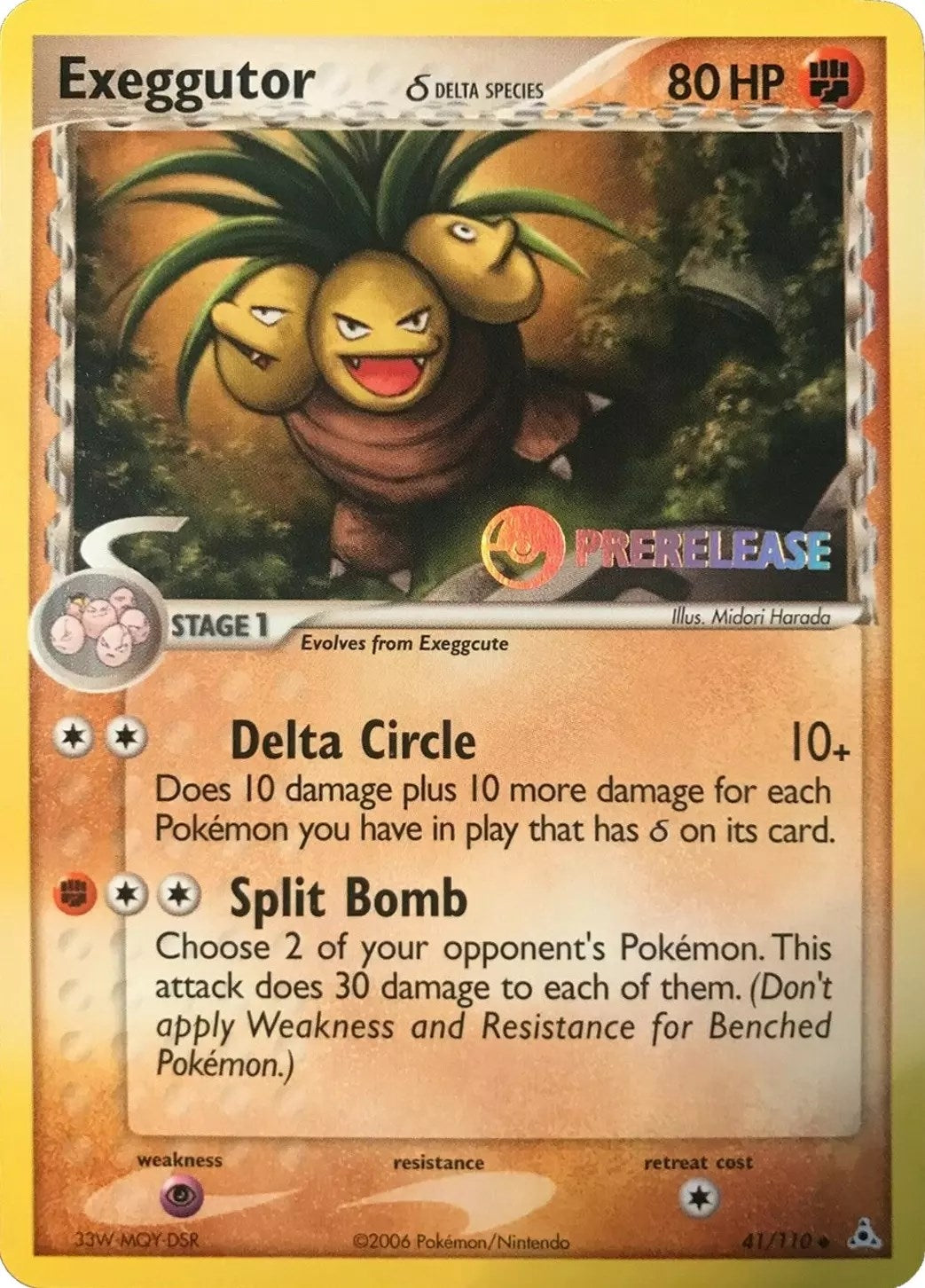 Image for Exeggutor (Delta Species) - 41/110 (Prerelease) (Nintendo Promos) (41/110) - Pokemon