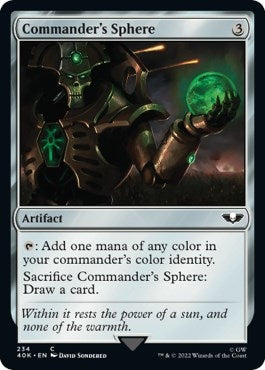 Image for Commander's Sphere (234) (Surge Foil) (Universes Beyond: Warhammer 40,000) (234) - Magic: The Gathering