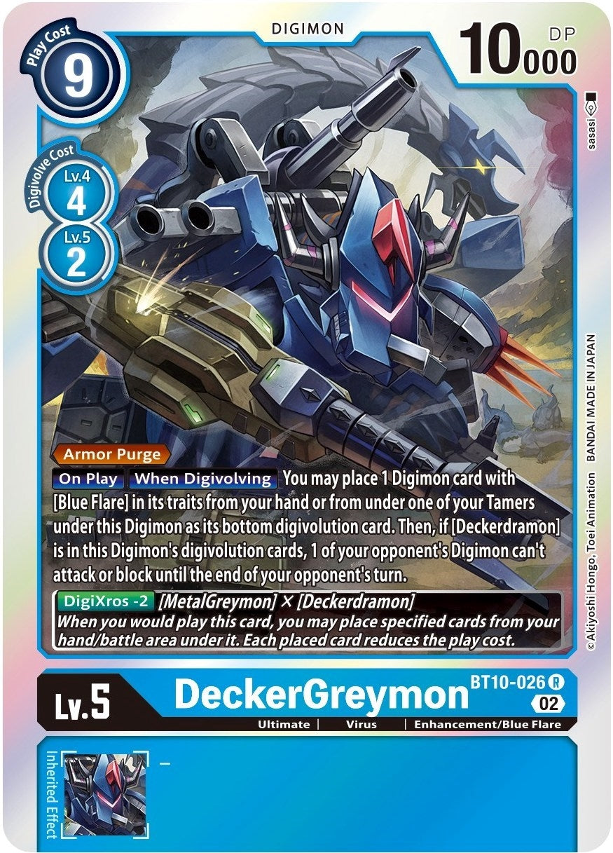 Image for DeckerGreymon (BT10) (10026)