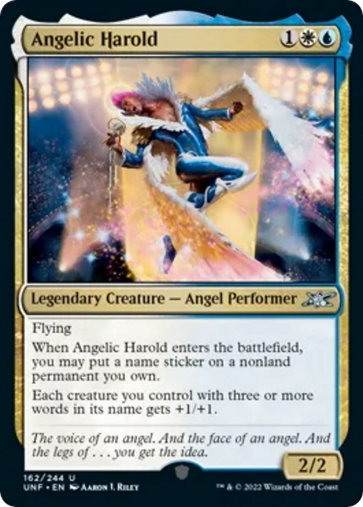Image for Angelic Harold (Unfinity) (162) - Magic: The Gathering