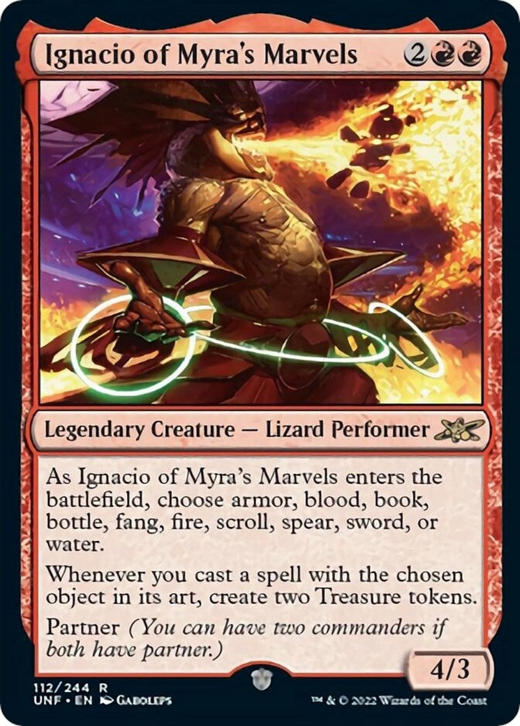 Image for Ignacio of Myra's Marvels (Unfinity) (112) - Magic: The Gathering