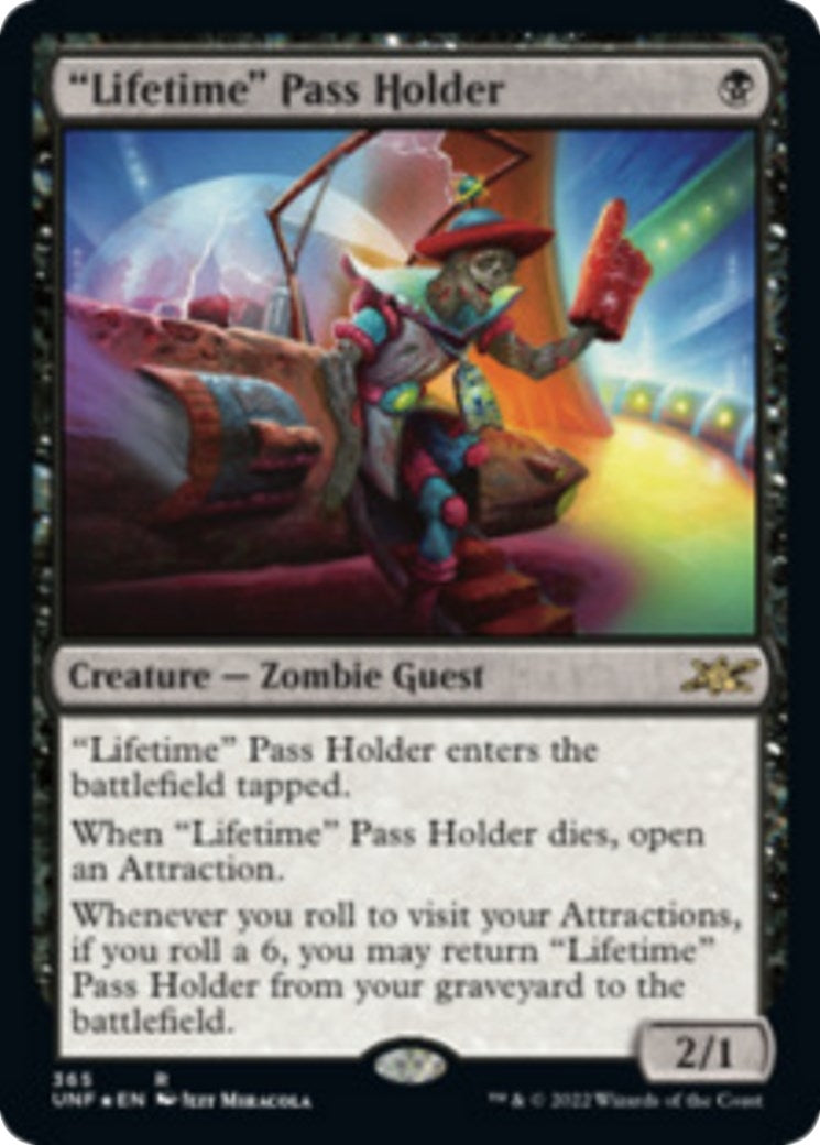 Image for "Lifetime" Pass Holder (Unfinity) (79) - Magic: The Gathering