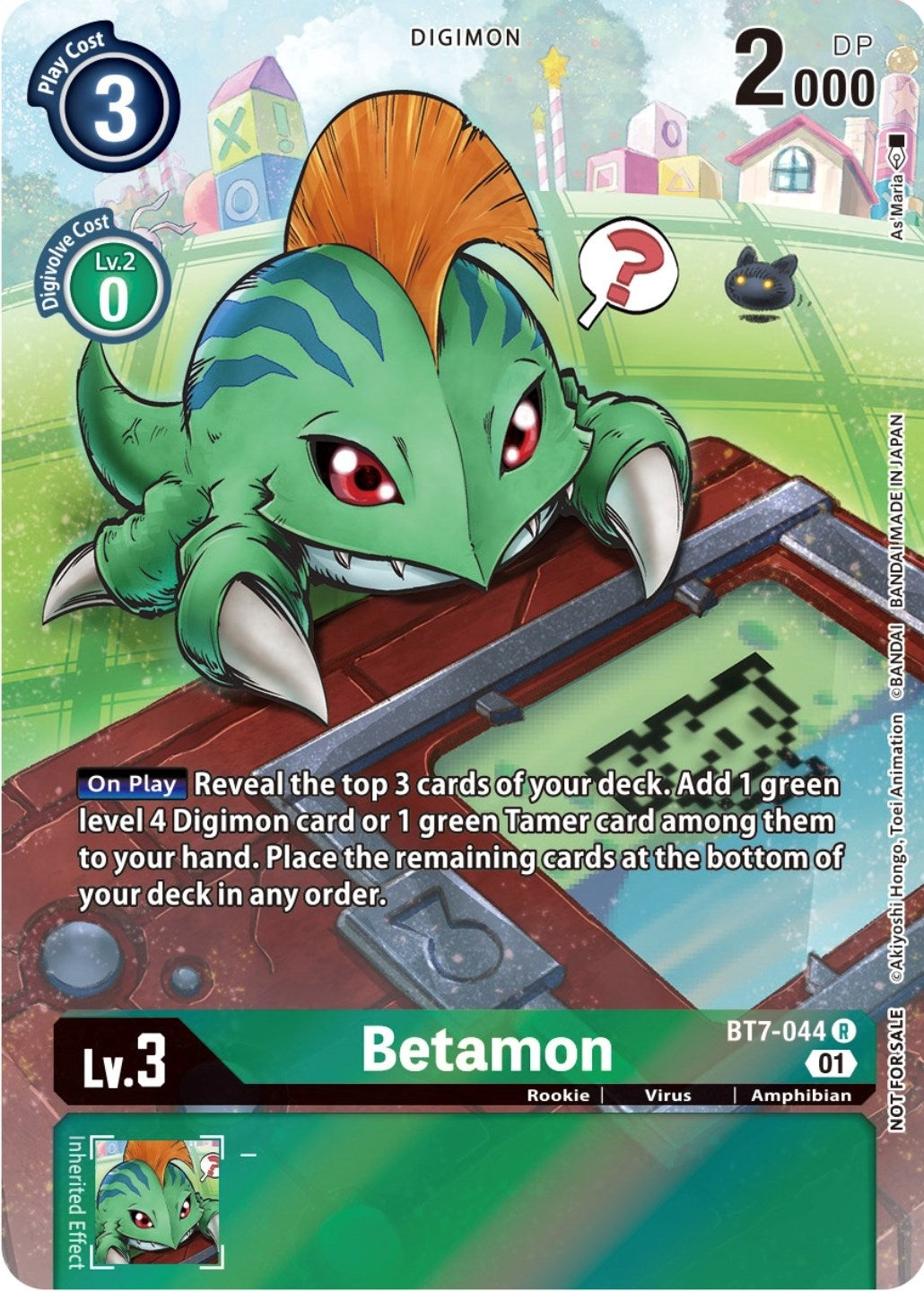 Image for Betamon (25th Special Memorial Pack) (BT7-044 R) [Next Adventure] - Digimon Card Game