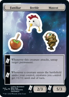 Image for Familiar Beeble Mascot (Unfinity) (24) - Magic: The Gathering