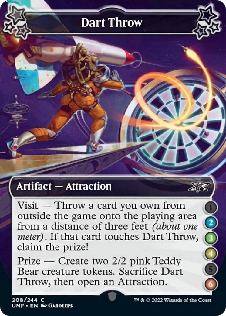 Image for Dart Throw (2-3-4-6) (Unfinity) (208) - Magic: The Gathering