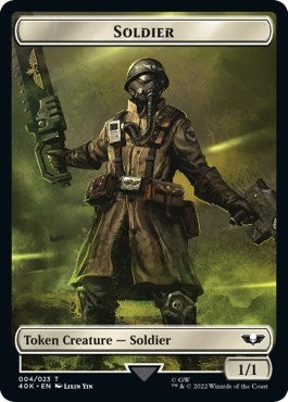 Image for Soldier (004) // Arco-Flagellant Double-Sided Token (Universes Beyond: Warhammer 40,000) (4 // 11) - Magic: The Gathering