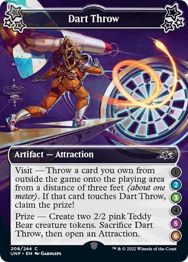Image for Dart Throw (2-3-5-6) (Unfinity) (208) - Magic: The Gathering