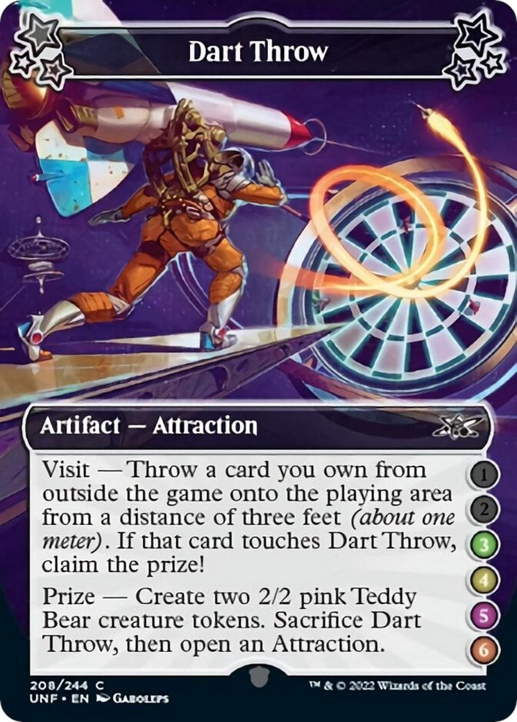 Image for Dart Throw (3-4-5-6) (Unfinity) (208) - Magic: The Gathering