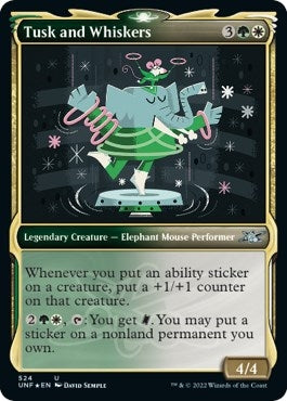 Image for Tusk and Whiskers (Showcase) (Galaxy Foil) (Unfinity) (524) - Magic: The Gathering