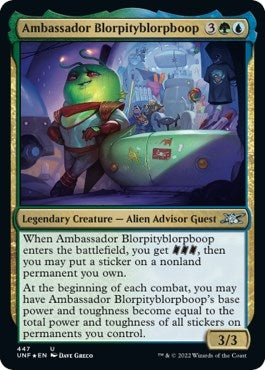 Image for Ambassador Blorpityblorpboop (Galaxy Foil) (Unfinity) (447) - Magic: The Gathering