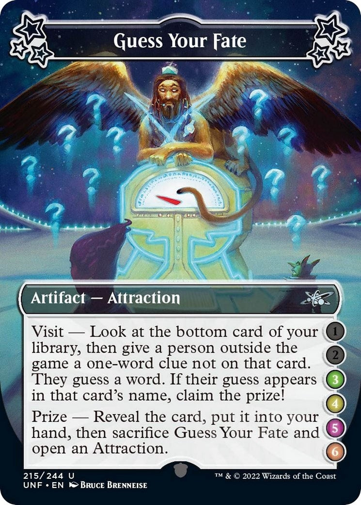Image for Guess Your Fate (3-4-5-6) (Unfinity) (215) - Magic: The Gathering