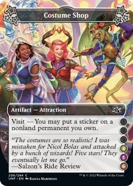 Image for Costume Shop (4-5-6) (Unfinity) (206) - Magic: The Gathering