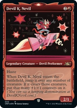 Image for Devil K. Nevil (Showcase) (Galaxy Foil) (Unfinity) (500) - Magic: The Gathering