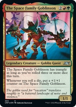 Image for The Space Family Goblinson (Galaxy Foil) (Unfinity) (465) - Magic: The Gathering