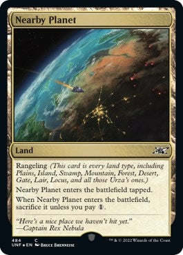 Image for Nearby Planet (Galaxy Foil) (Unfinity) (484) - Magic: The Gathering