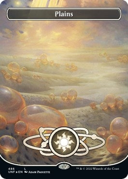 Image for Plains (486) (Borderless) (Galaxy Foil) (Unfinity) (486) - Magic: The Gathering