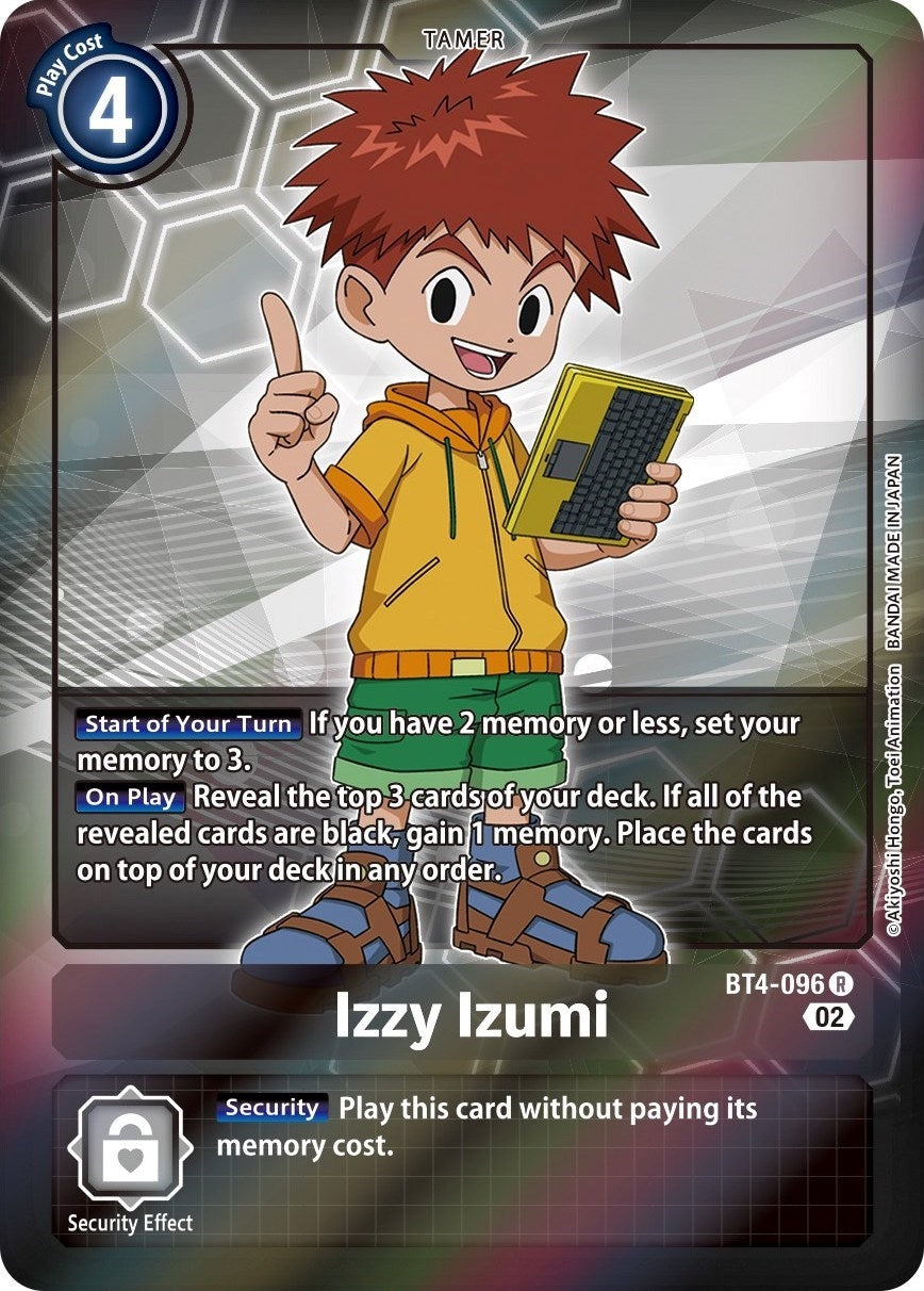 Image for Izzy Izumi (Alternate Art) (ST-13) (BT4-096 R) - Digimon Card Game