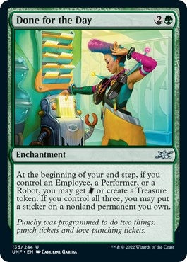 Image for Done for the Day (Unfinity) (136) - Magic: The Gathering