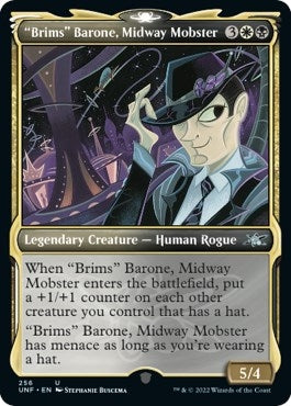 Image for "Brims" Barone, Midway Mobster (Showcase) (Unfinity) (256) - Magic: The Gathering