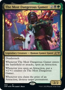 Image for The Most Dangerous Gamer (Galaxy Foil) (Unfinity) (460) - Magic: The Gathering