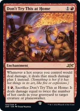 Image for Don't Try This at Home (Unfinity) (105) - Magic: The Gathering