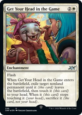 Image for Get Your Head in the Game (Galaxy Foil) (Unfinity) (296) - Magic: The Gathering