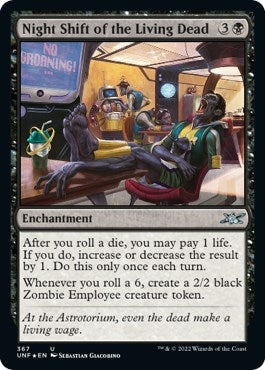 Image for Night Shift of the Living Dead (Galaxy Foil) (Unfinity) (367) - Magic: The Gathering