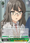 Image for "My Theory" Rio Futaba (Rascal Does Not Dream of a Dreaming Girl) (SBY/W77-E029 R) - Weiss Schwarz