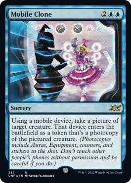 Image for Mobile Clone (Galaxy Foil) (Unfinity) (337) - Magic: The Gathering