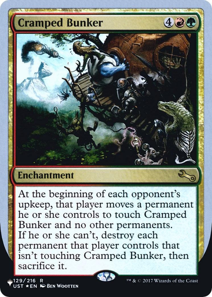 Image for Cramped Bunker (The List Reprints) (129/216) - Magic: The Gathering
