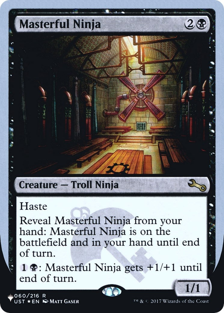Image for Masterful Ninja (The List Reprints) (060/216) - Magic: The Gathering