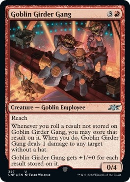 Image for Goblin Girder Gang (Galaxy Foil) (Unfinity) (397) - Magic: The Gathering